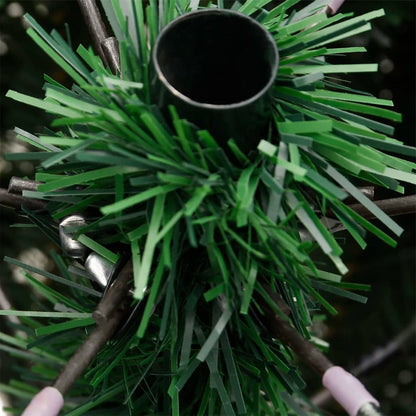 Albero di Natale Artificiale Incernierato con Base Verde 300 cm