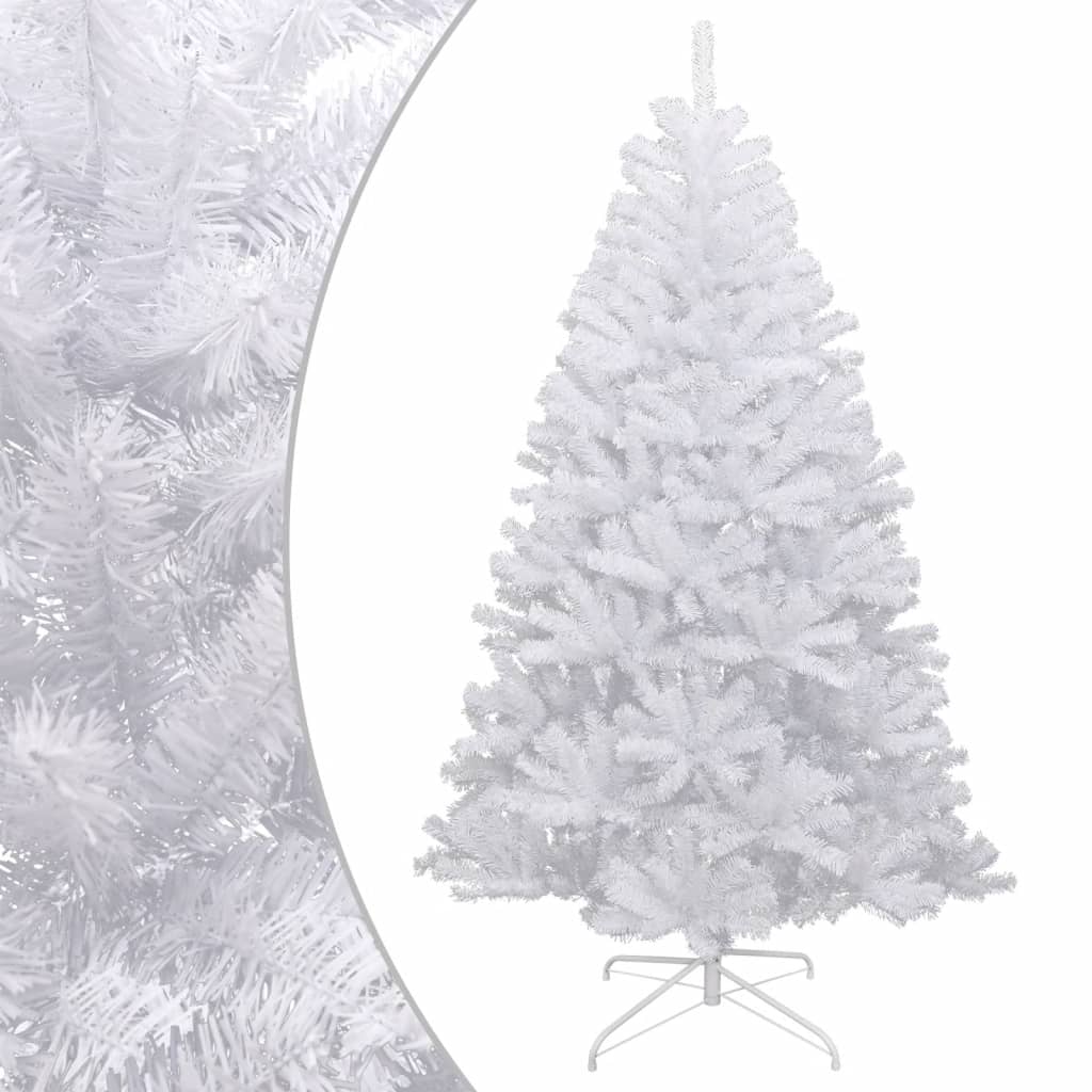 Albero Natale Artificiale Incernierato con Neve Fioccata 120 cm