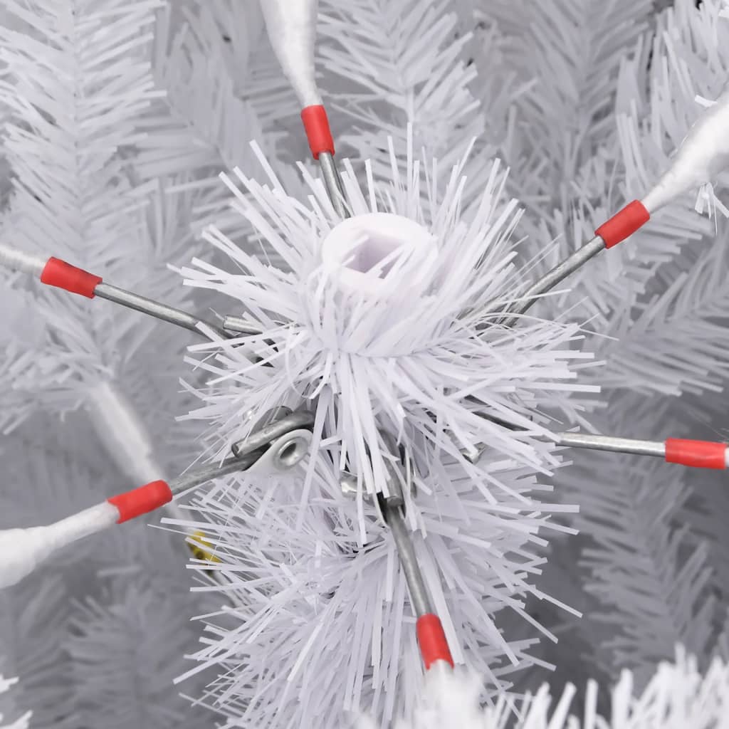 Albero Natale Artificiale Incernierato con Neve Fioccata 150 cm