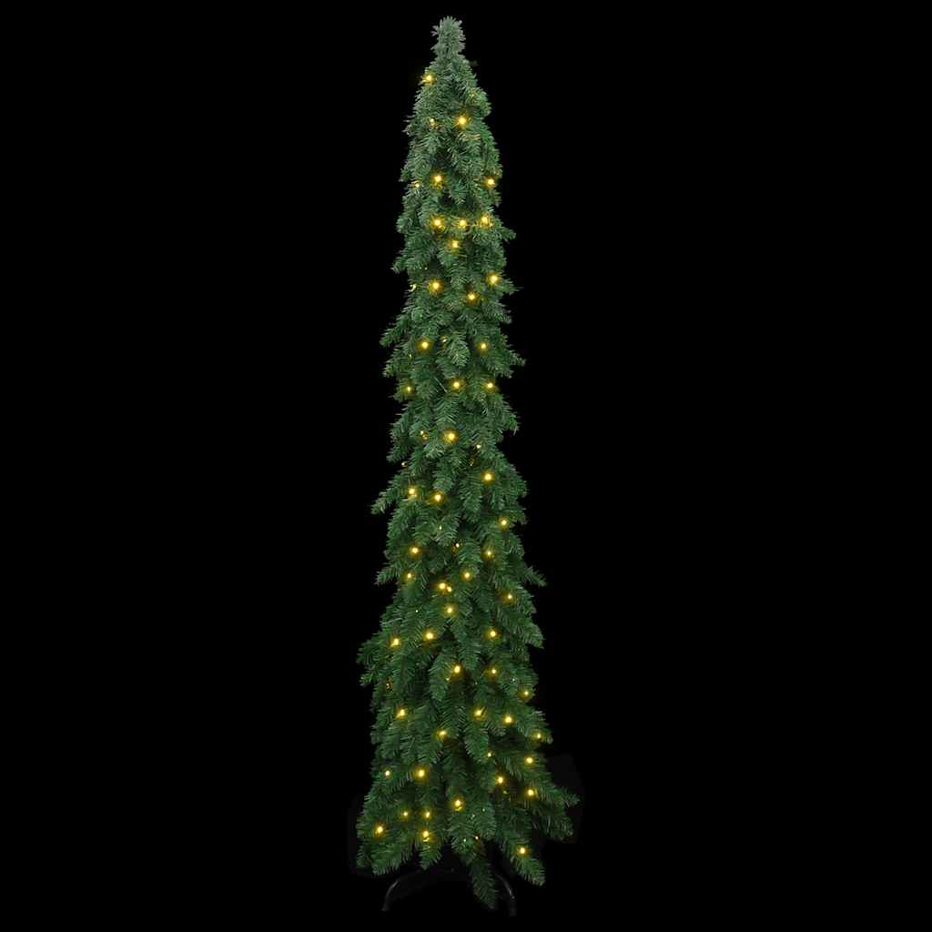 Albero di Natale Artificiale Preilluminato con 130 LED 210 cm - homemem39