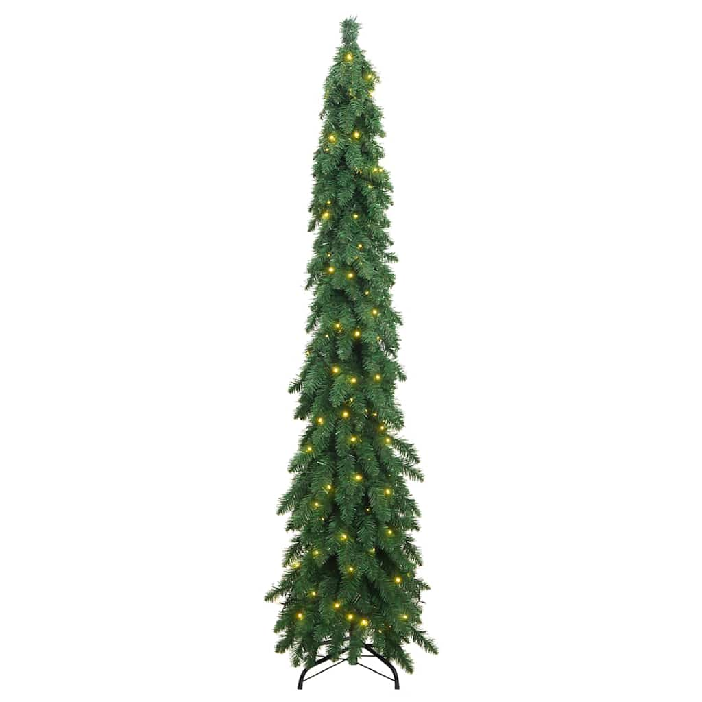 Albero di Natale Artificiale Preilluminato con 130 LED 210 cm - homemem39