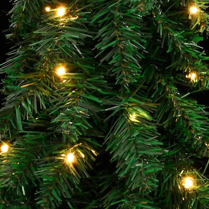 Albero di Natale Artificiale Preilluminato con 130 LED 210 cm