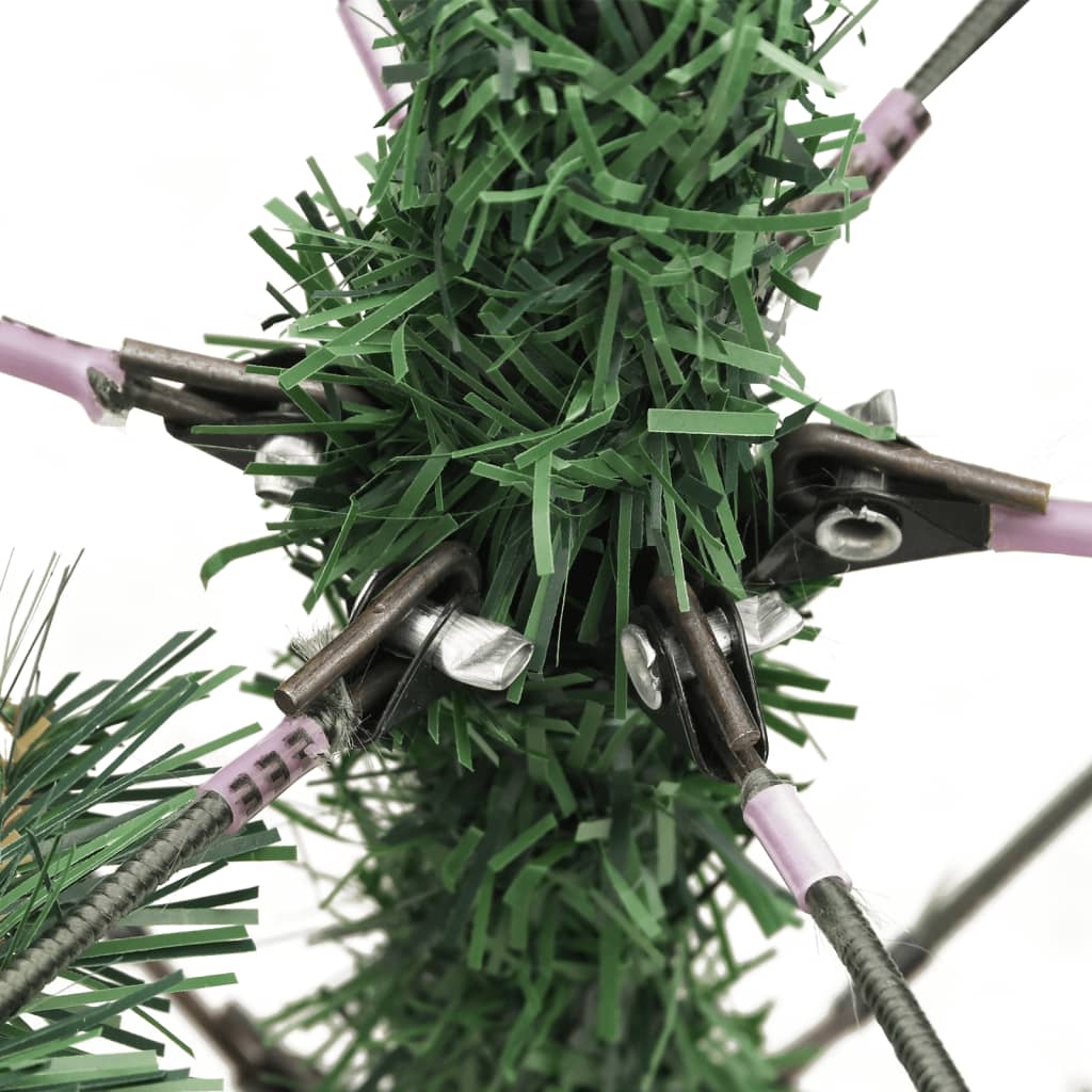 Albero Natale Artificiale Incernierato con Pigne e Bacche 150cm