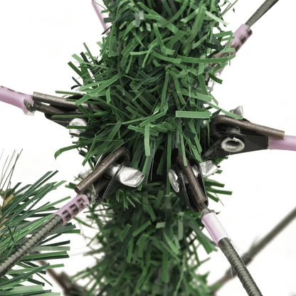 Albero Natale Artificiale Incernierato con Pigne e Bacche 150cm - homemem39