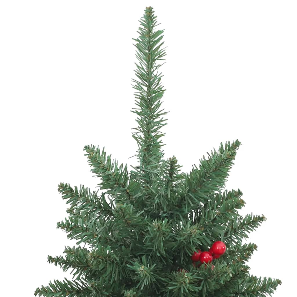 Alberi di Natale Artificiali 2 pz con 100 LED Verde 120 cm - homemem39