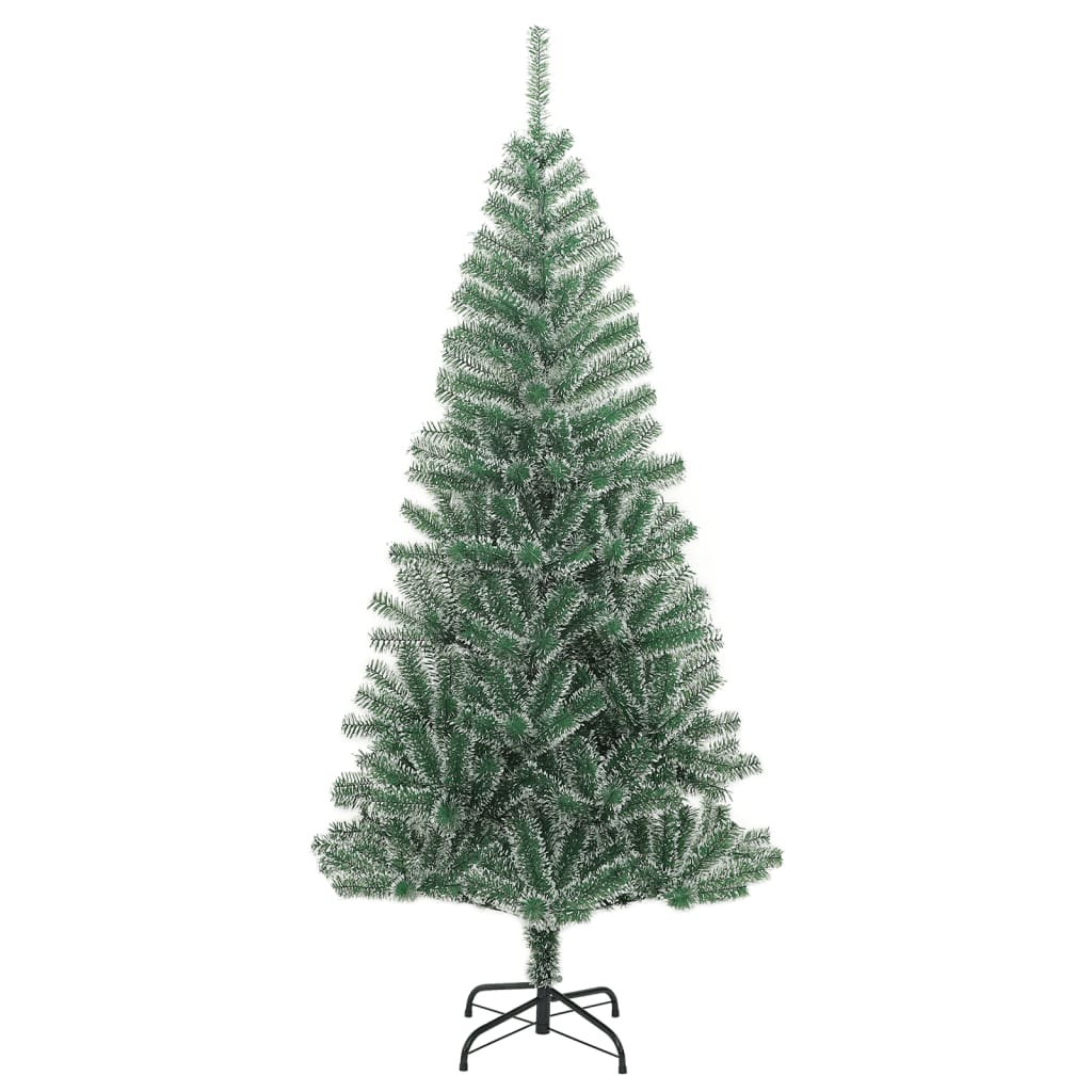 Albero di Natale Artificiale con Neve Fioccata Verde 240 cm - homemem39