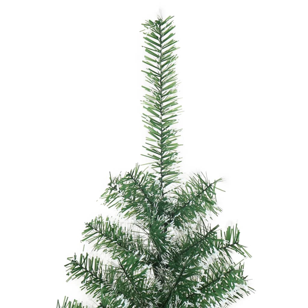 Albero di Natale Artificiale con Neve Fioccata Verde 240 cm - homemem39