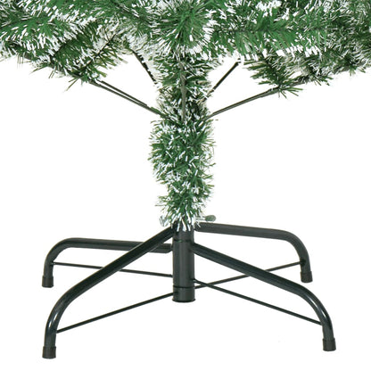 Albero di Natale Artificiale con Neve Fioccata Verde 240 cm - homemem39