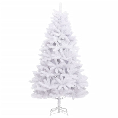 Albero di Natale Artificiale Incernierato con Base Bianco 240cm - homemem39