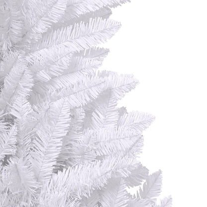 Albero di Natale Artificiale Incernierato con Base Bianco 240cm - homemem39