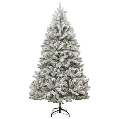 Albero Natale Artificiale Incernierato con Neve Fioccata 270 cm - homemem39