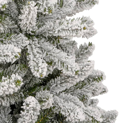 Albero Natale Artificiale Incernierato con Neve Fioccata 270 cm - homemem39