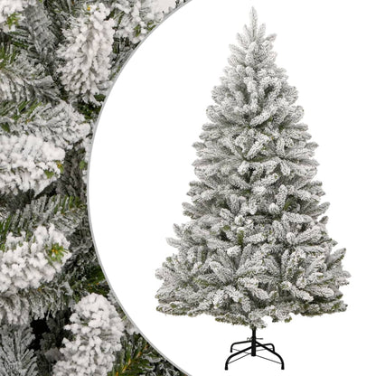 Albero Natale Artificiale Incernierato con Neve Fioccata 300 cm - homemem39