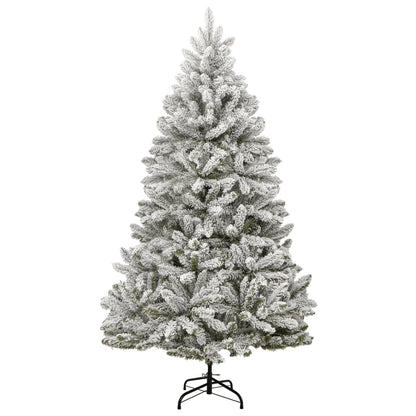 Albero Natale Artificiale Incernierato con Neve Fioccata 300 cm - homemem39