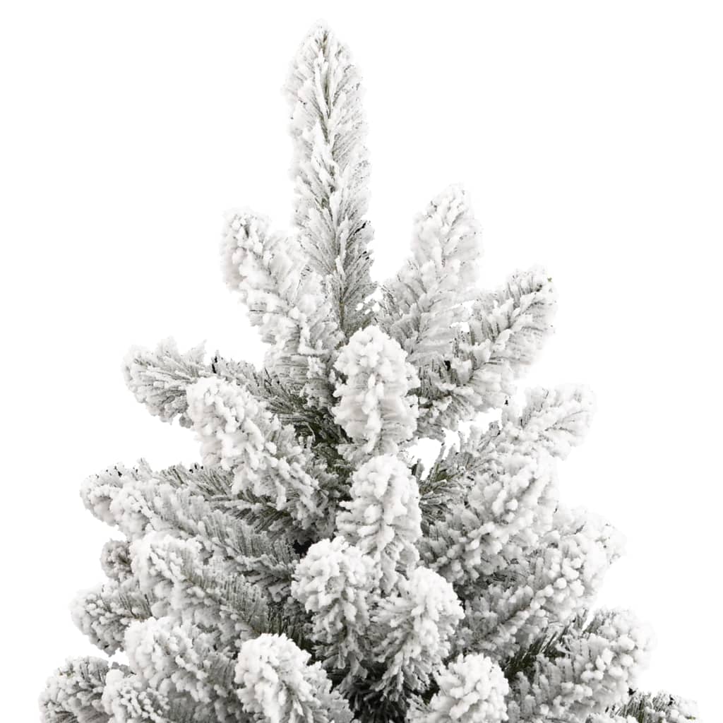 Albero Natale Artificiale Incernierato con Neve Fioccata 300 cm - homemem39