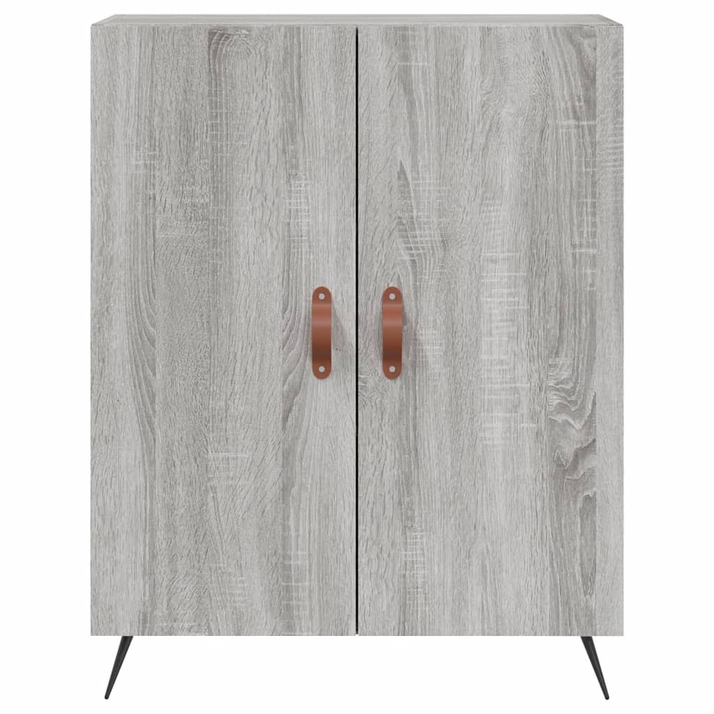 Credenza Grigio Sonoma 69,5x34x180 cm in Legno Multistrato - homemem39