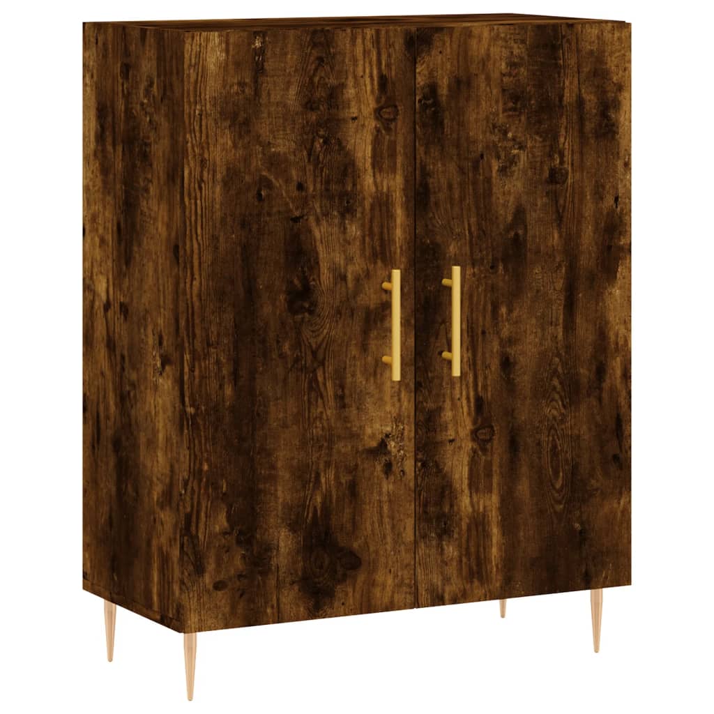 Credenza Rovere Fumo  69,5x34x180 cm in Legno Multistrato - homemem39