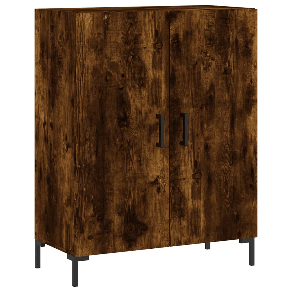 Credenza Rovere Fumo  69,5x34x180 cm in Legno Multistrato - homemem39