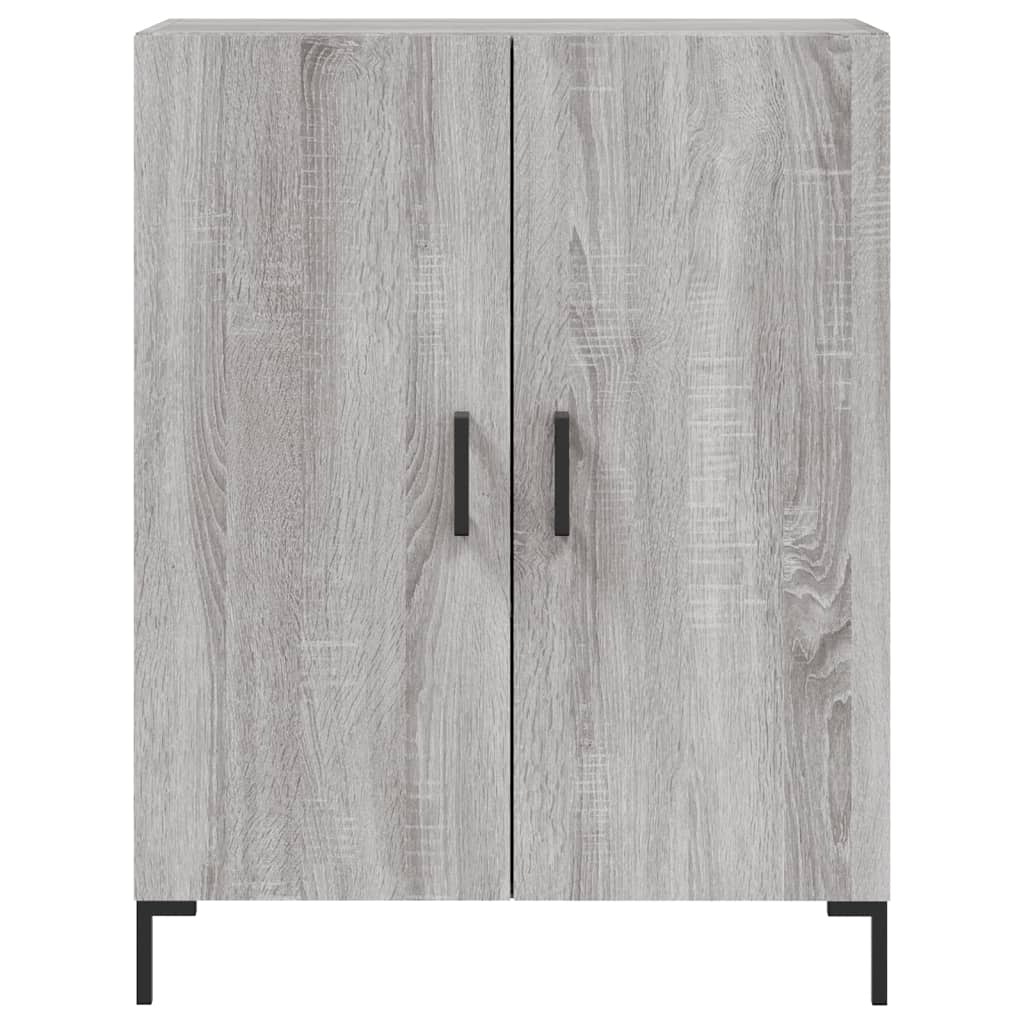 Credenza Grigio Sonoma 69,5x34x180 cm in Legno Multistrato - homemem39