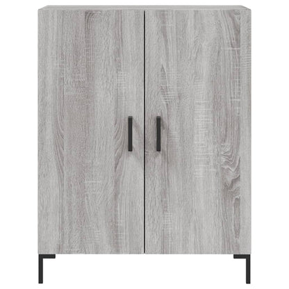 Credenza Grigio Sonoma 69,5x34x180 cm in Legno Multistrato