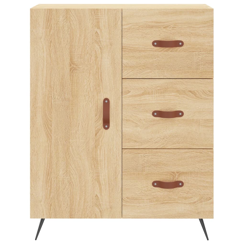 Credenza Rovere Sonoma 69,5x34x180 cm in Legno Multistrato