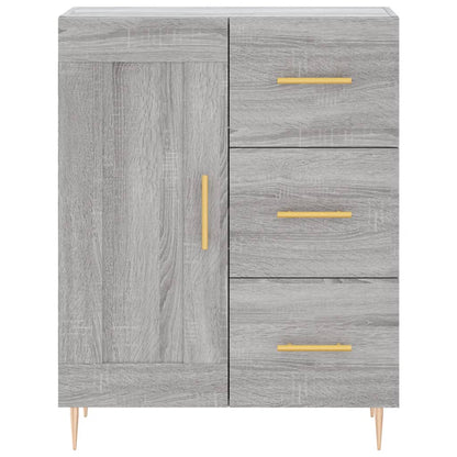 Credenza Grigio Sonoma 69,5x34x180 cm in Legno Multistrato - homemem39