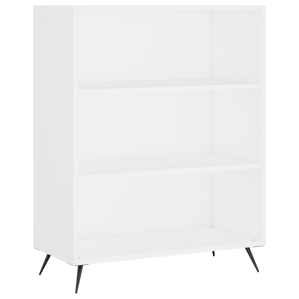 Credenza Bianca 69,5x34x180 cm in Legno Multistrato - homemem39