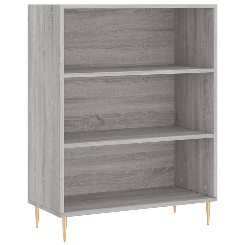 Credenza Grigio Sonoma 69,5x34x180 cm in Legno Multistrato - homemem39