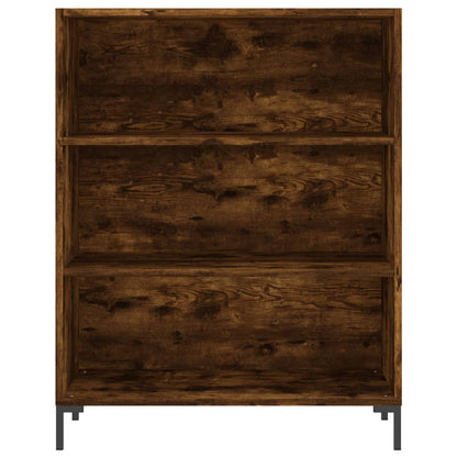 Credenza Rovere Fumo  69,5x34x180 cm in Legno Multistrato - homemem39