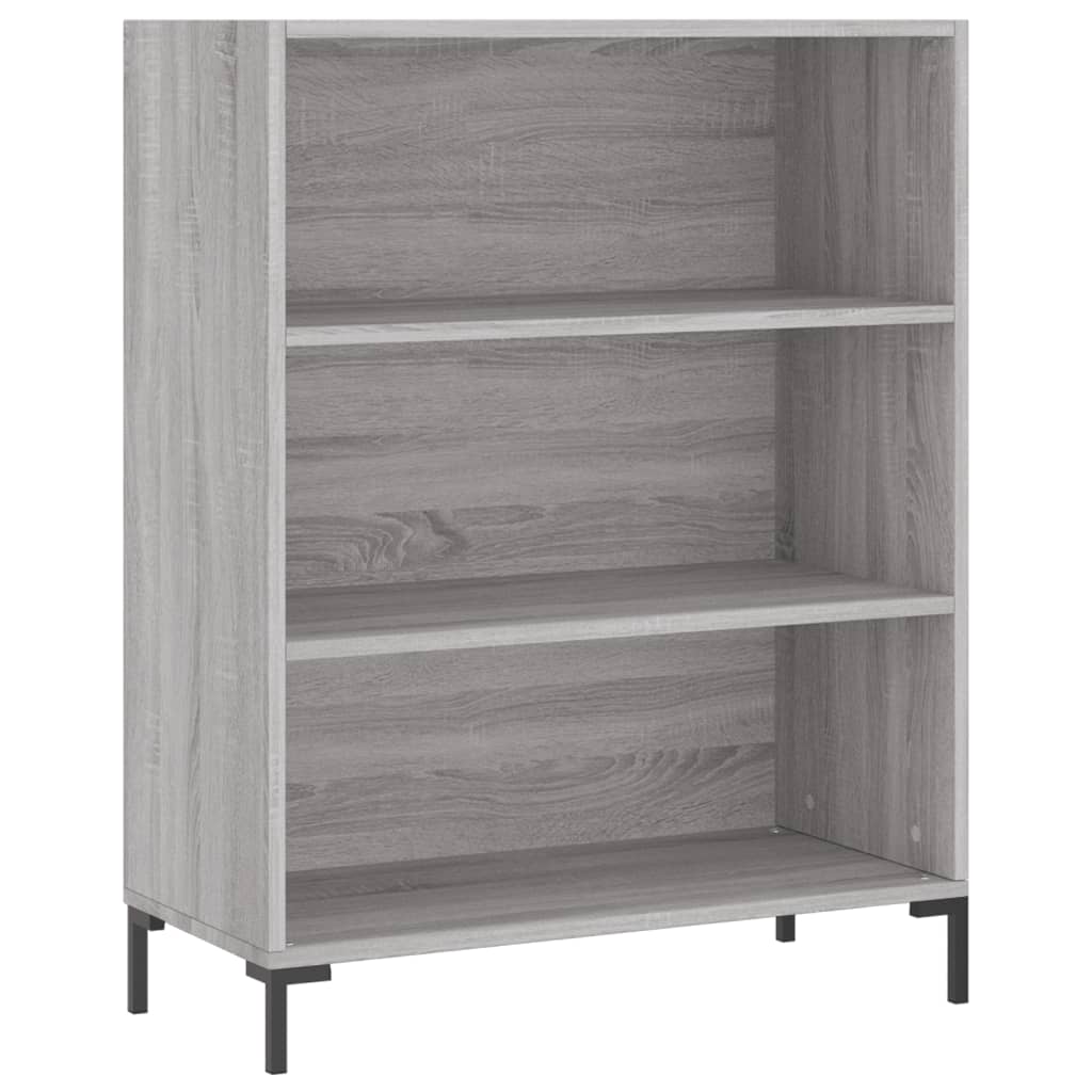 Credenza Grigio Sonoma 69,5x34x180 cm in Legno Multistrato - homemem39