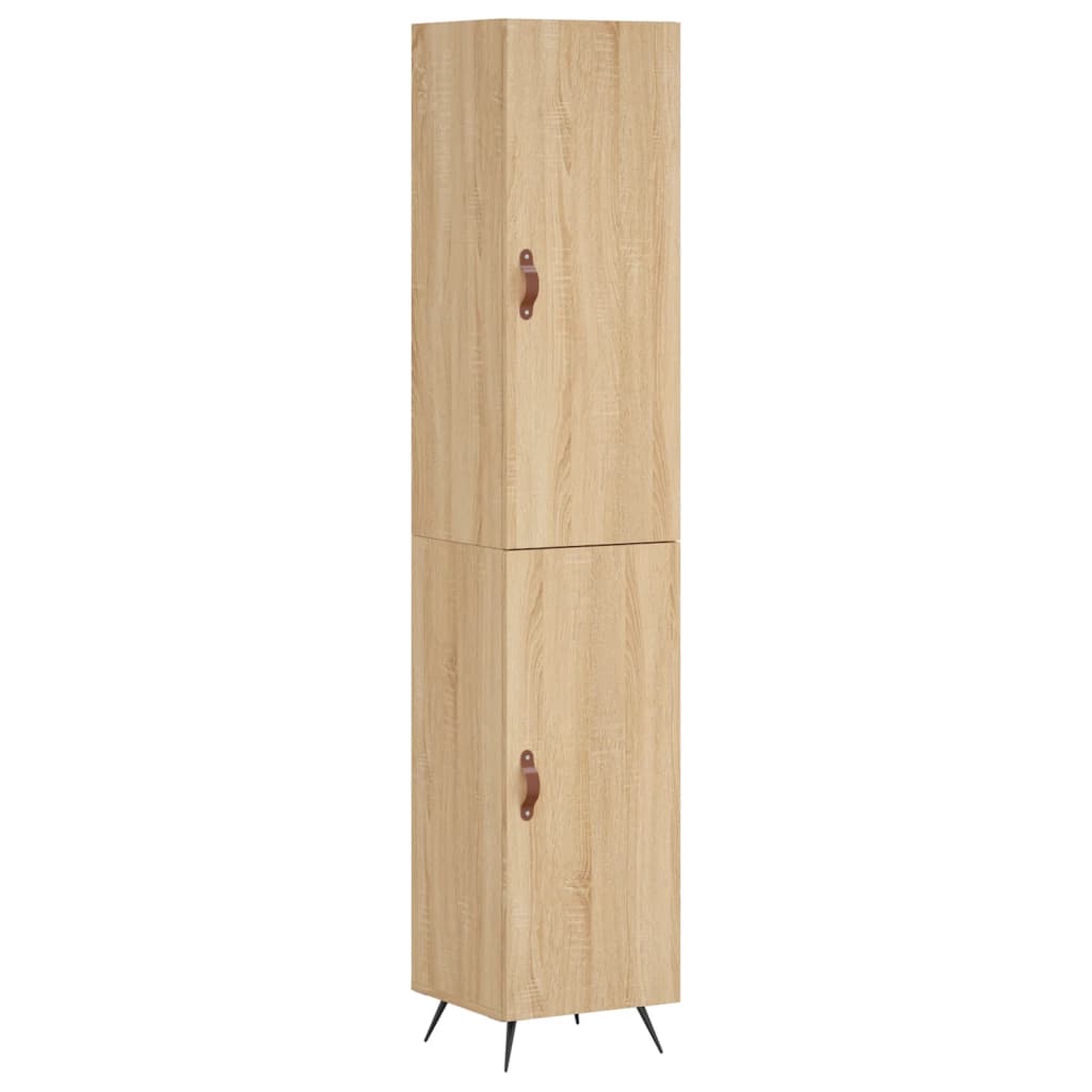 Credenza Rovere Sonoma 34,5x34x180 cm in Legno Multistrato - homemem39