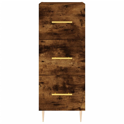 Credenza Rovere Fumo 34,5x34x180 cm in Legno Multistrato