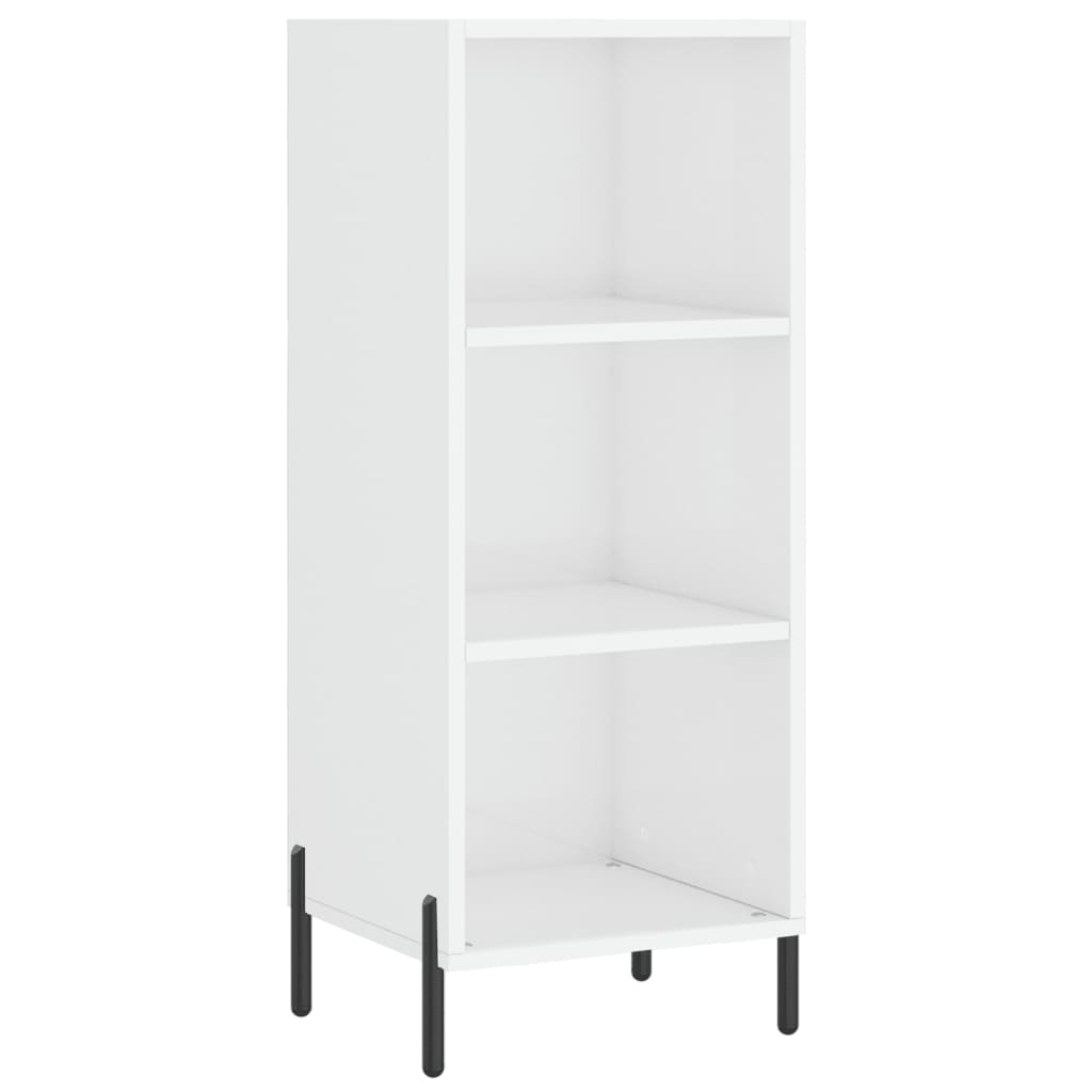 Credenza 34,5x34x180 cm in Legno Multistrato Bianco Lucido - homemem39