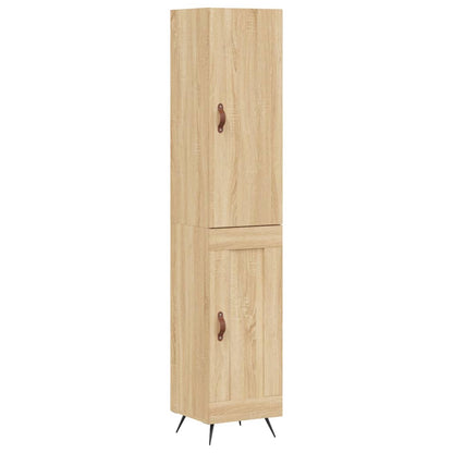 Credenza Rovere Sonoma 34,5x34x180 cm in Legno Multistrato