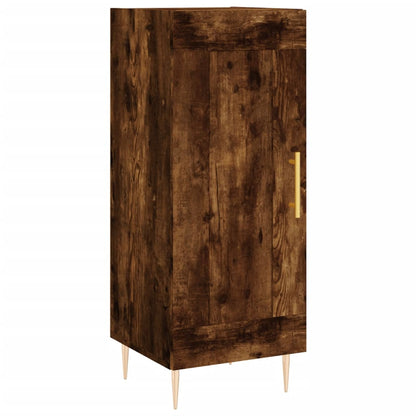 Credenza Rovere Fumo 34,5x34x180 cm in Legno Multistrato