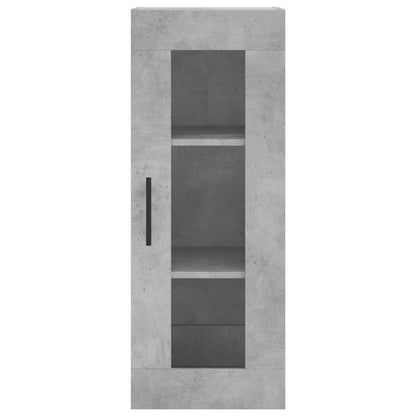 Credenza Grigio Cemento 34,5x34x180 cm in Legno Multistrato - homemem39