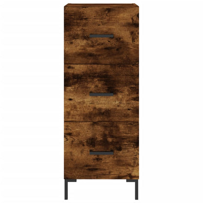 Credenza Rovere Fumo 34,5x34x180 cm in Legno Multistrato