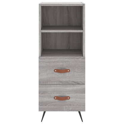 Credenza Grigio Sonoma 34,5x34x180 cm in Legno Multistrato - homemem39