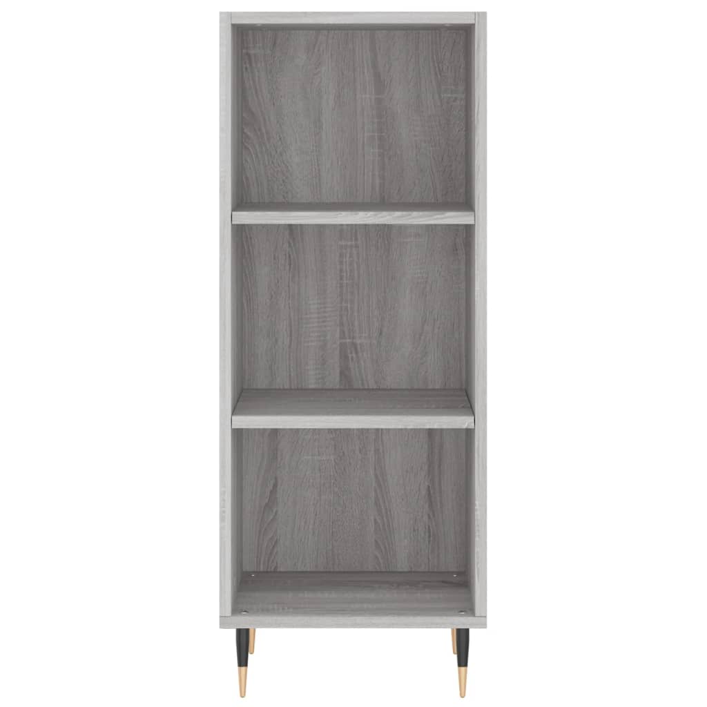 Credenza Grigio Sonoma 34,5x34x180 cm in Legno Multistrato - homemem39