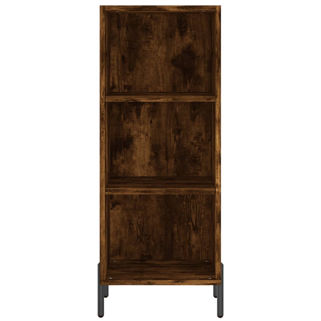 Credenza Rovere Fumo 34,5x34x180 cm in Legno Multistrato