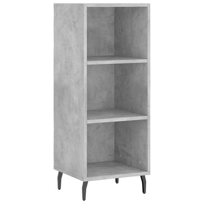 Credenza Grigio Cemento 34,5x34x180 cm in Legno Multistrato - homemem39