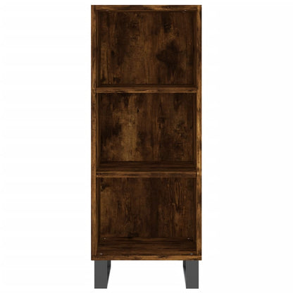 Credenza Rovere Fumo 34,5x34x180 cm in Legno Multistrato