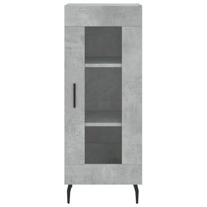 Credenza Grigio Cemento 34,5x34x180 cm in Legno Multistrato - homemem39