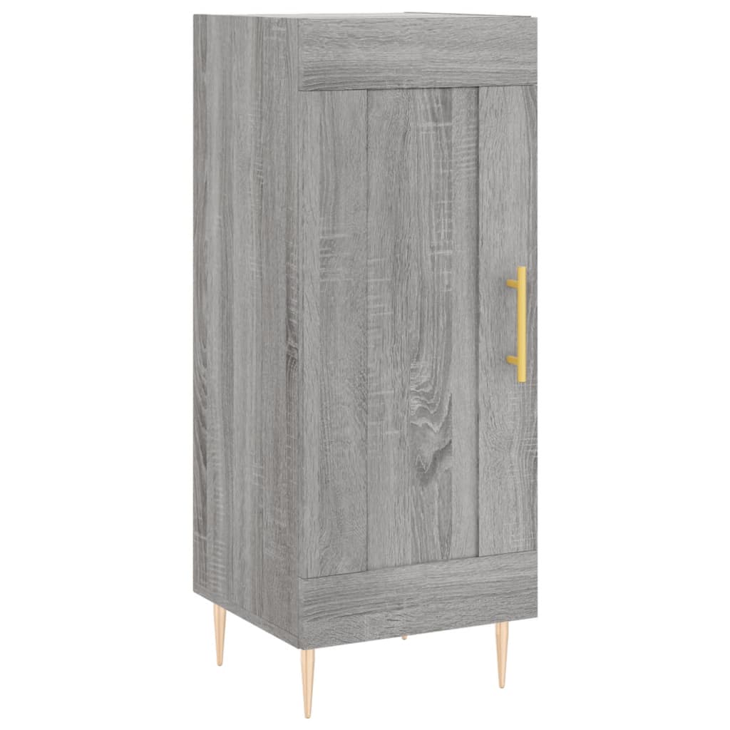 Credenza Grigio Sonoma 34,5x34x180 cm in Legno Multistrato - homemem39