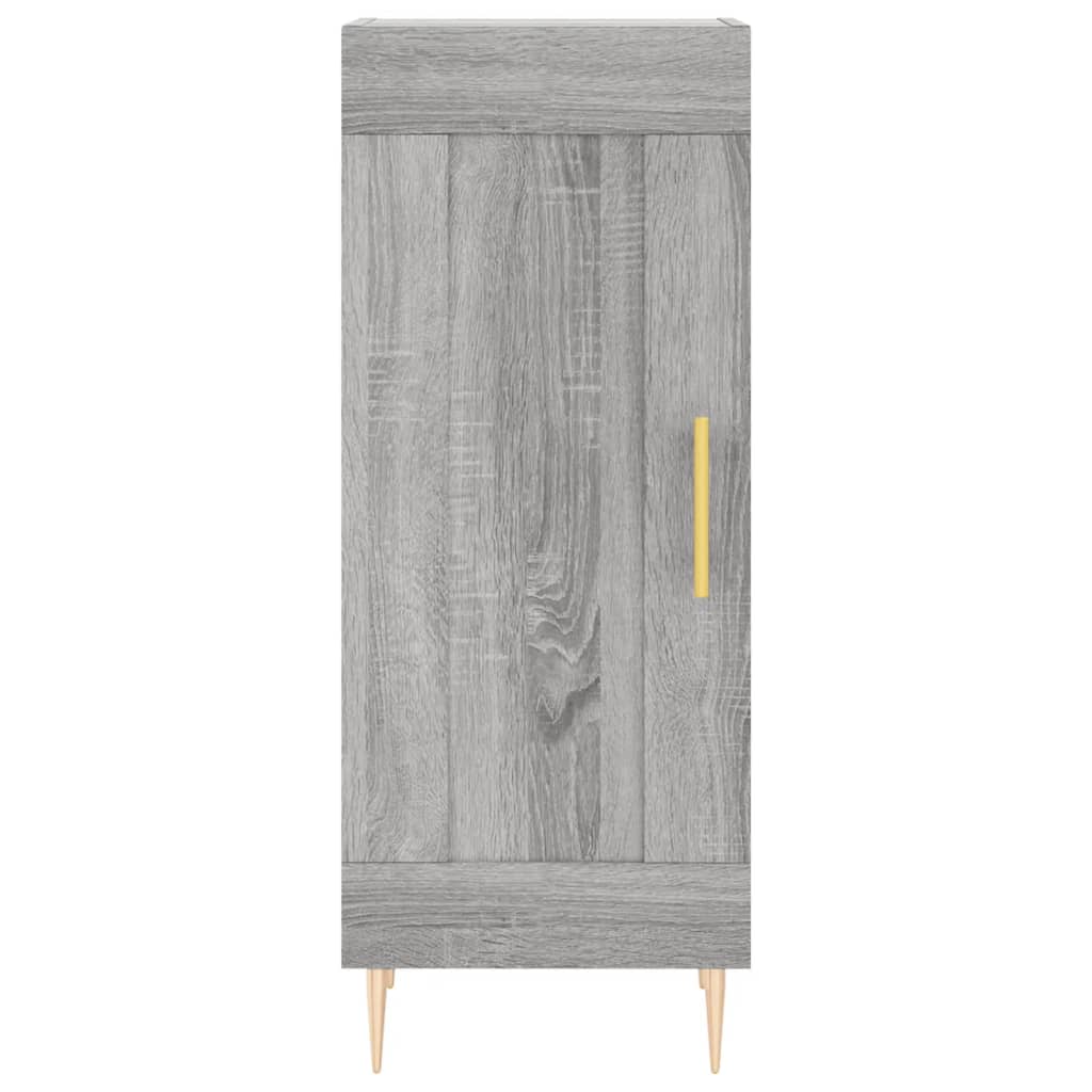 Credenza Grigio Sonoma 34,5x34x180 cm in Legno Multistrato - homemem39