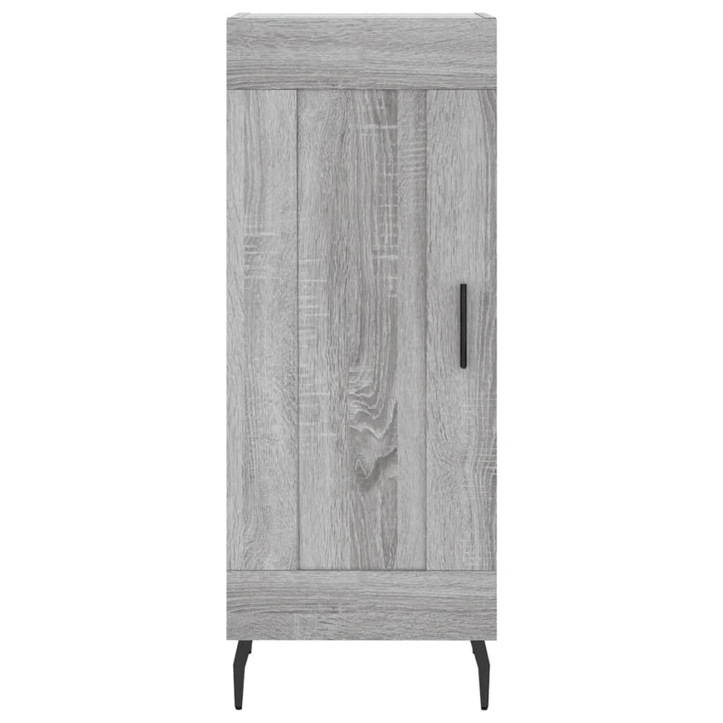 Credenza Grigio Sonoma 34,5x34x180 cm in Legno Multistrato - homemem39