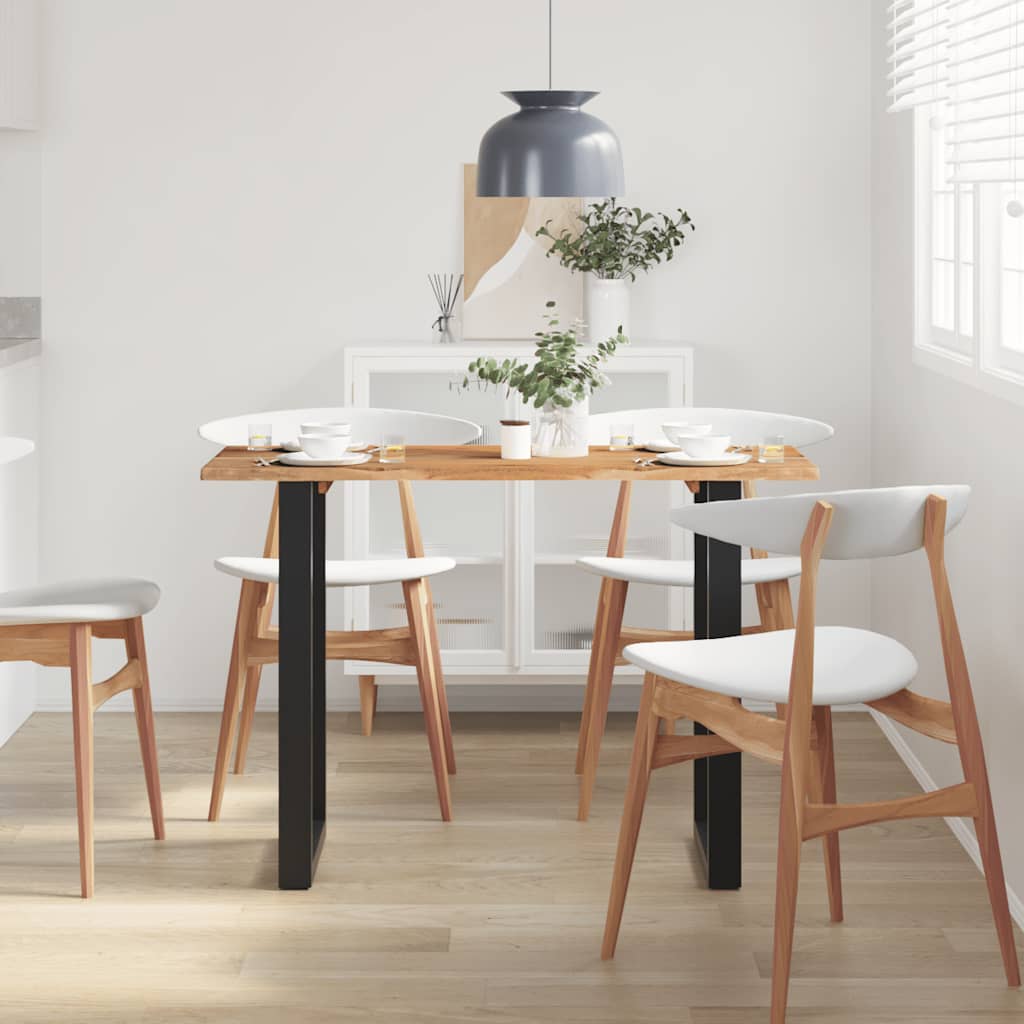 Tavolo da Pranzo 110x50x76 cm Legno Massello di Acacia - homemem39