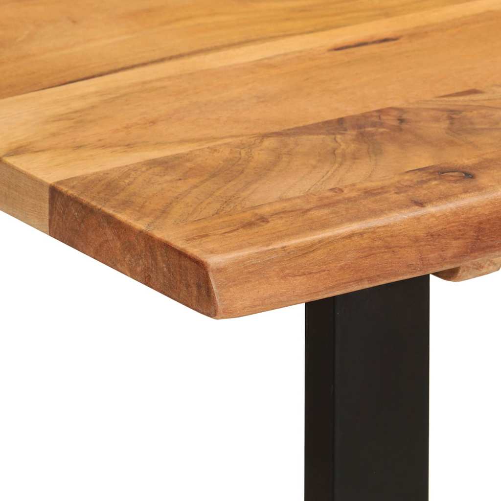 Tavolo da Pranzo 110x50x76 cm Legno Massello di Acacia - homemem39