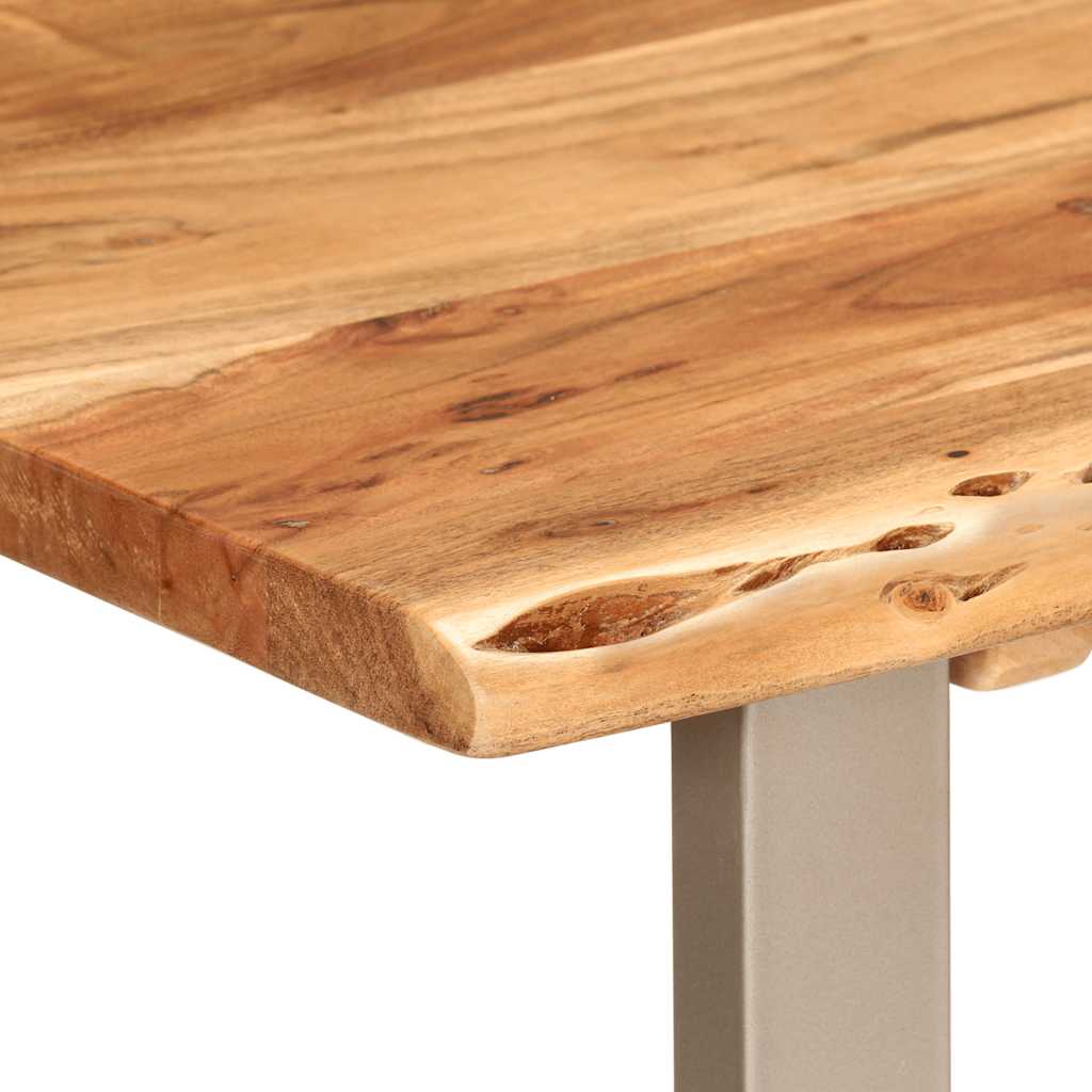 Tavolo da Pranzo 110x50x76 cm Legno Massello di Acacia - homemem39