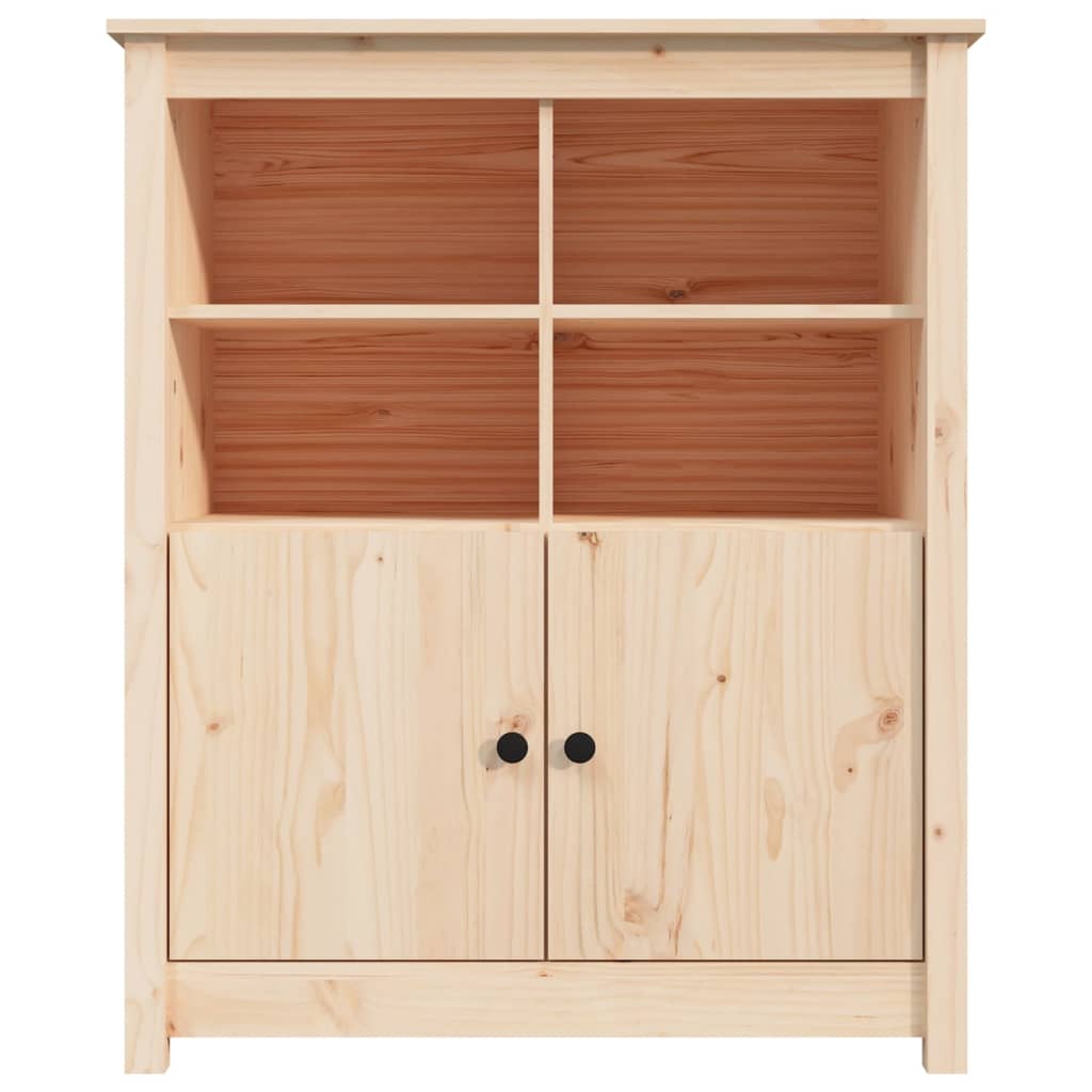 Credenza 83x41,5x100 cm in Legno Massello di Pino - homemem39